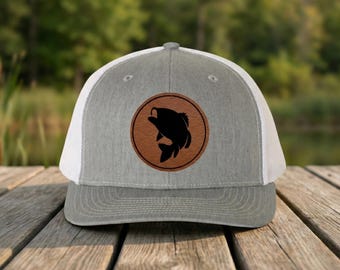 Black Pond Grouper Fishing Patch Mesh Snapback Richardson  display picture 1