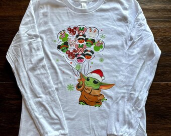 GROGU Christmas Shirt, Disney Christmas Shirt, MVMCP, Yoda Christmas Shirt, Christmas Disney Sweatshirt