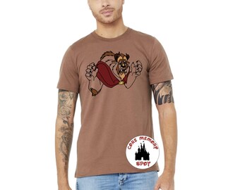 Beast Tee, Disney DTF, Beauty & The Beast Matching