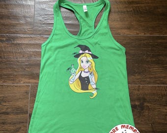 Disney Rapunzel Halloween Shirt, Tangled Halloween Shirt, Magic Kingdom, Disney Mom Shirt, Disney Tank Top, MNSSHP, Rapunzel Witch