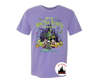 Mickeys Not So Scary Halloween Shirt, MNSSHP, Disney Halloween, Minnie Halloween, Minnie Pumpkin, Comfort Colors