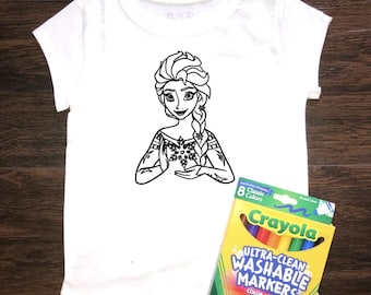 Elsa Color and Wash Shirt