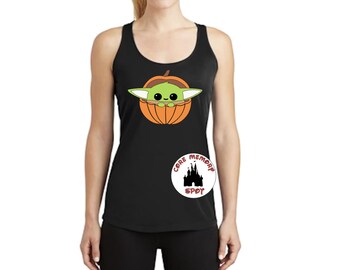 Disney Grogu Halloween Shirt, Baby Yoda Halloween Shirt, MNSSHP Magic Kingdom, Kids Disney Dri Fit