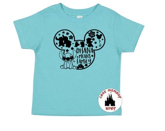 OHana Means Family Shirt, Stitch Shirt, Epcot Shirt,  Disney Family Vacation, Matching Disney Tee, Ohana Stitch