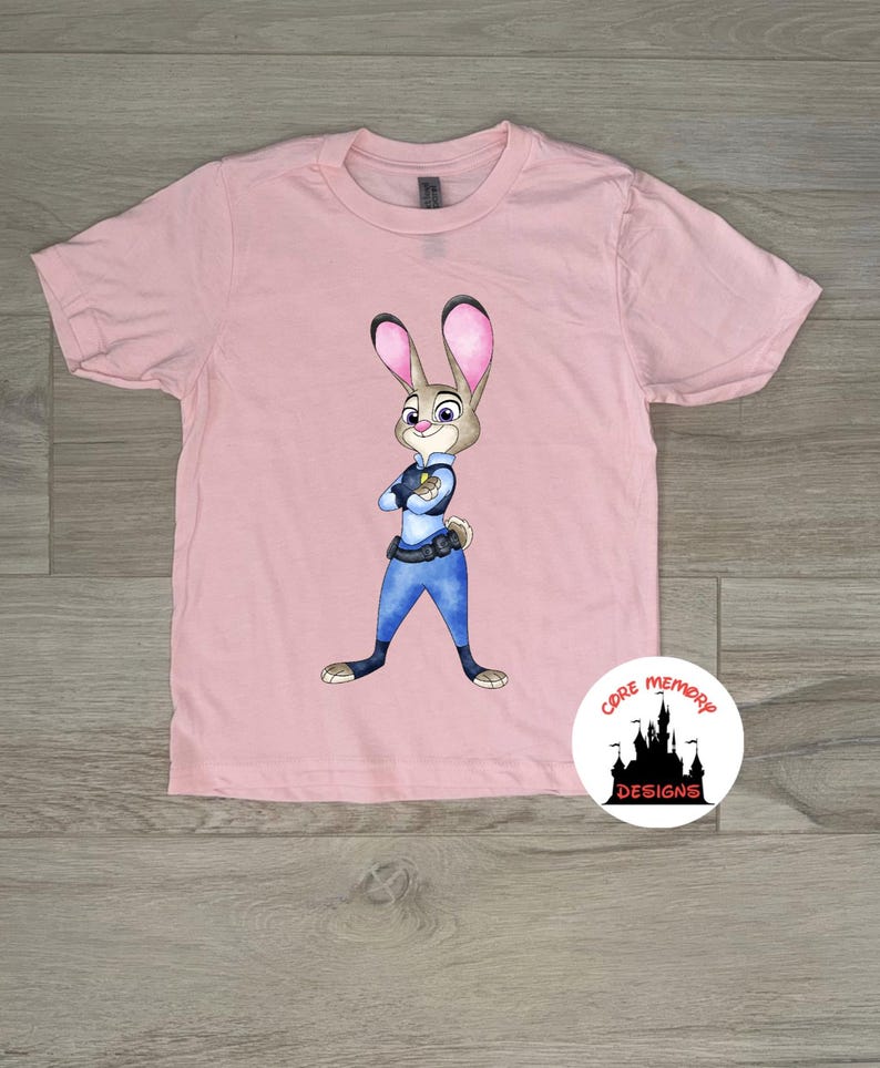 Zootopia Judy Hopps Tee, Disney Animal Kingdom, Disney Bunny image 1