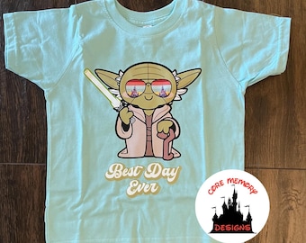 Grogu Best Day Ever Shirt, Star Wars Shirt, Baby Yoda Shirt, Grogu Dri Fit, Disney DTF