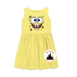 Spongebob Dress - Etsy Spongebob Dress - Etsy