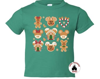 Disney Gingerbread Shirt, Mickey Christmas Shirt, MVMCP, Christmas Disney Sweatshirt