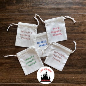 Pressed Penny Bag, Disney Pressed Pennies