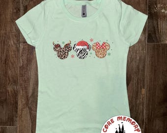 Animal Kingdom Christmas Shirt, Disney Christmas Shirt, Safari Mickey, Safari Minnie, Christmas Disney Sweatshirt