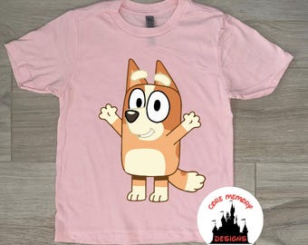 Bingo Shirt, Bluey, Disney DTF