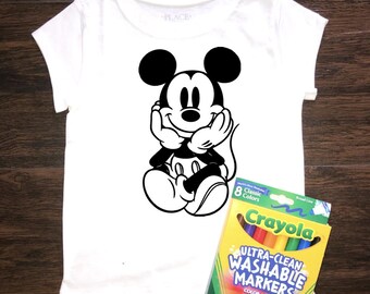 Mickey Color and Wash Shirt