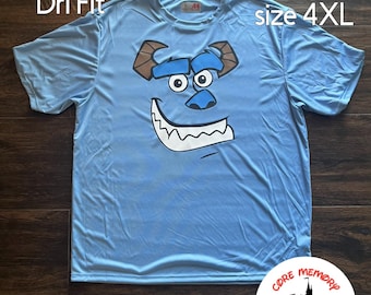 Sully Shirt, Monsters Inc Shirt, Sulley Face, Costume Shirt, Face Shirt, Disney Costume Shirt, James P Sullivan, Monsters University,