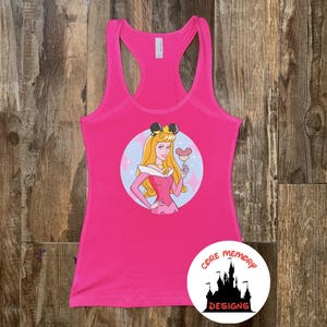 Aurora Tank, Aurora Tee, Aurora Shirt, Aurora Dri Fit, Disney DTF, Aurora Shirt, Sleeping Beauty