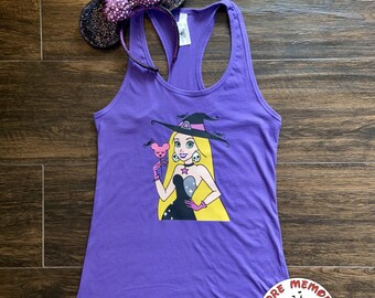 Disney Rapunzel Halloween Shirt, Tangled Halloween Shirt, Magic Kingdom, Disney Mom Shirt, Disney Tank Top, MNSSHP, Rapunzel Witch