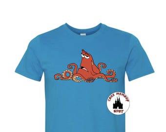 Hank Shirt, Finding Nemo, Flounder Shirt, Nemo Face Shirt, Dory, Disney DTF