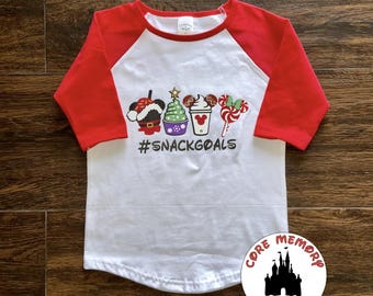Christmas SnackGoals Shirt, Disney Snacks Shirt, MVMCP, Disney Christmas, Snack Goals
