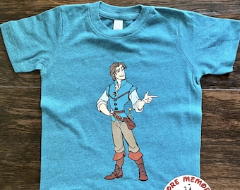 Flynn Rider Shirt, Tangled  Shirt, Disney DTF, Boys Disney Shirt