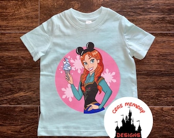 Anna Shirt, Anna Tee, Anna Shirt, Anna Dri Fit, Disney DTF