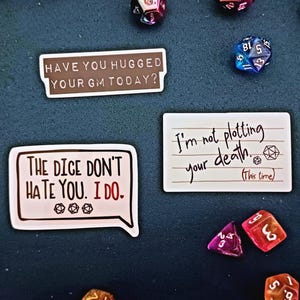 TTRPG Aufkleber Tragic GM