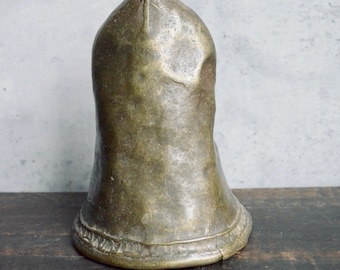 Extra Large Antique African Cow Bell | Vintage Bell | Primitive Decor | Wabi Sabi | FREE SHIPPING