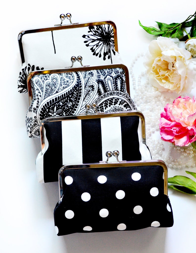 Bridesmaids Gift Clutch Personalized Your Set Clutches Gift Etsy