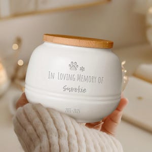 Aangepaste huisdier-urn met gegraveerde tekst - Gepersonaliseerde huisdier-urnen voor honden en katten - huisdier-herdenkingscadeau voor in Loving Memory