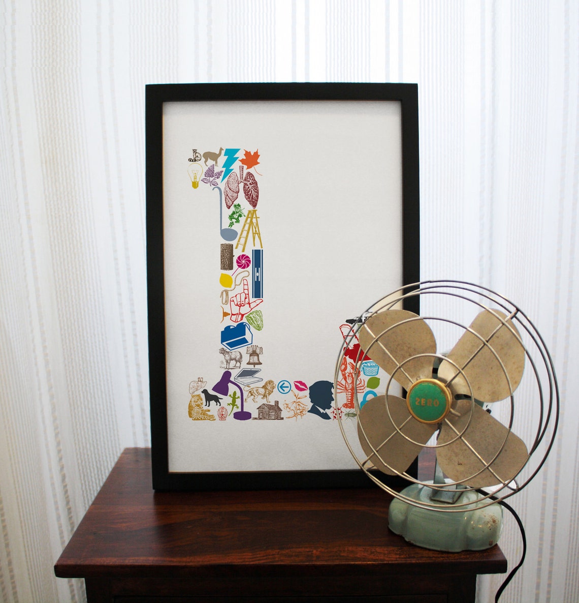 L is For... (11 X 17 Letter L Poster Print) | Gift for Baby Nursery ...