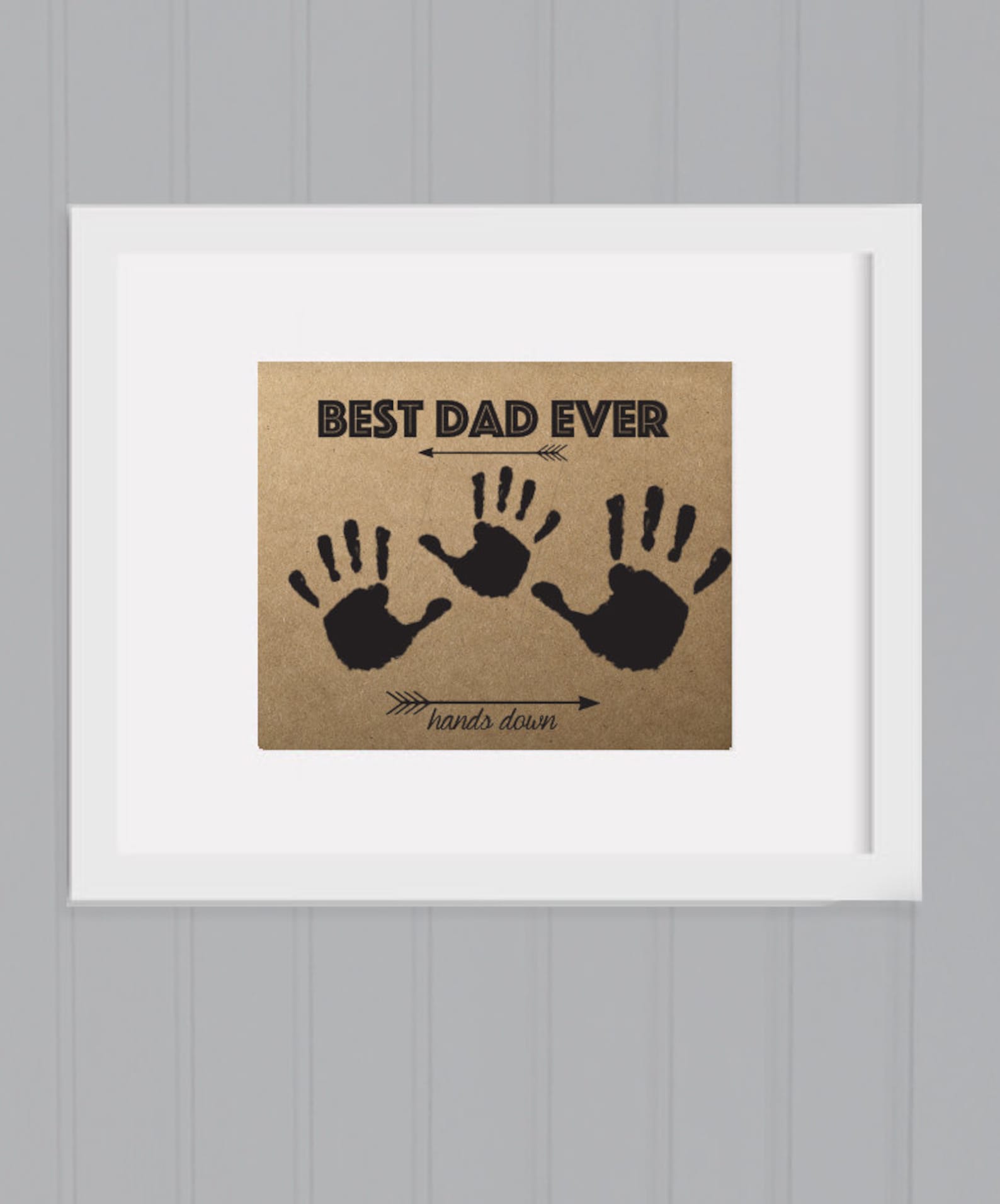 Best Dad Hands Down Template Best Dad Hands Down Template