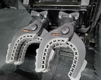 Utv Gun Rack For Can Am Defender – Seat-Base Mounted Rifle & Shotgun Holder GRIPS SOLD SEPARATELY