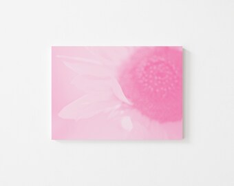 Pink Wall Art Prints~Flower Photography~Floral Print~Pastel Wall Decor~Sunflower Print~Pink Art~Gifts for Her~Boho Printable~Abstract Flower