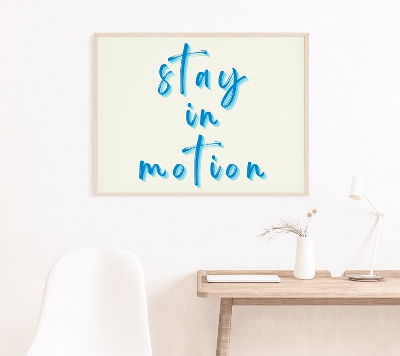 Inspirational quote artMotivation wall artModern home office printable artModern typography artBoho wall artMinimalistDigital download image 3