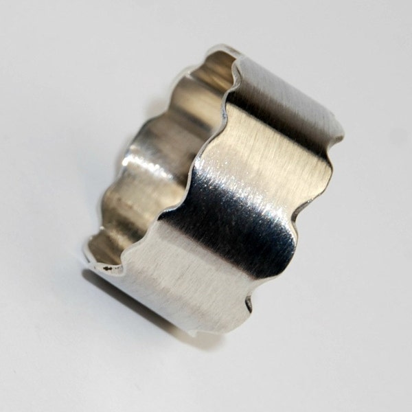 Men's Silver Ring - Size 13 Ring - Unisex Ring - Thumb Ring - Wide Band Ring