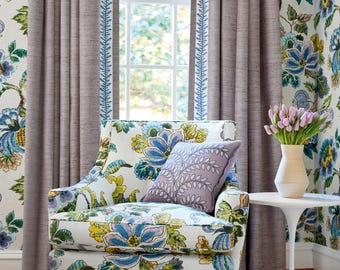 Thibaut STOCKBRIDGE Wallpaper, Designer Wallpaper, Jacobean Print, Multiple Color Ways, BELVEDERE By Thibaut
