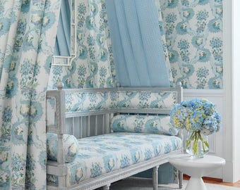 Thibaut ANTOINETTE Wallpaper, Designer Wallpaper, floral Motif, Multiple Color Ways, BELVEDERE By Thibaut
