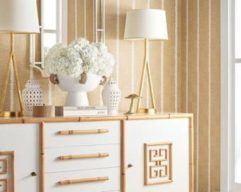 Thibaut BARRIER WEAVE Wallpaper, Designer Wallpaper, Stripe wallpaper, Multiple Color Ways, Islander Collection By Thibaut