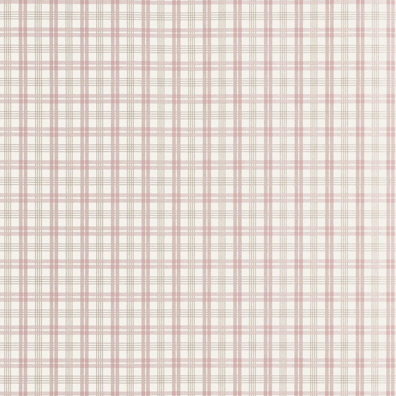 Puede incluir: Un fondo blanco con un patr&oacute;n de cuadros rosa y marr&oacute;n.