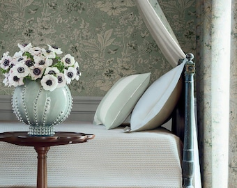Thibaut ROSALIND  Wallpaper, Designer Wallpaper, Asian scenic wallpaper, Multiple Color Ways, GRAND PALACE By Thibaut