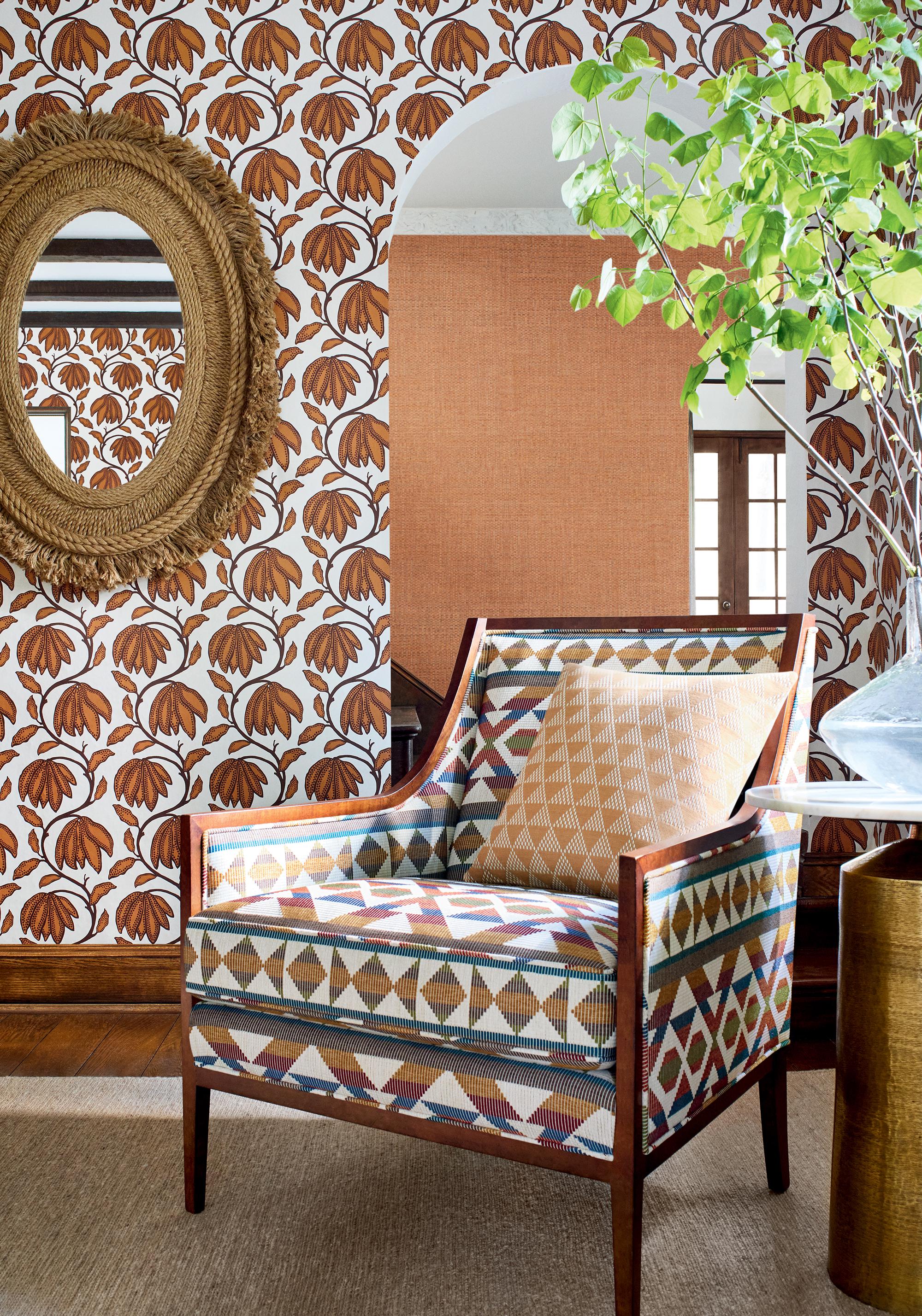 Thibaut DESERT FLOWER Wallpaper, Designer Wallpaper, Contemporary wallpaper, Neutral Wallpaper, Multiple Color Ways, Vista By Thibaut
