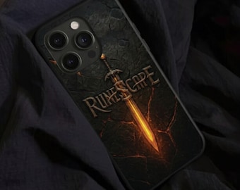 Spada Runescape, Runescape vecchia scuola, OSRS, regalo Runescape, custodia resistente per telefono, regalo Runescape, design personalizzato Runescape