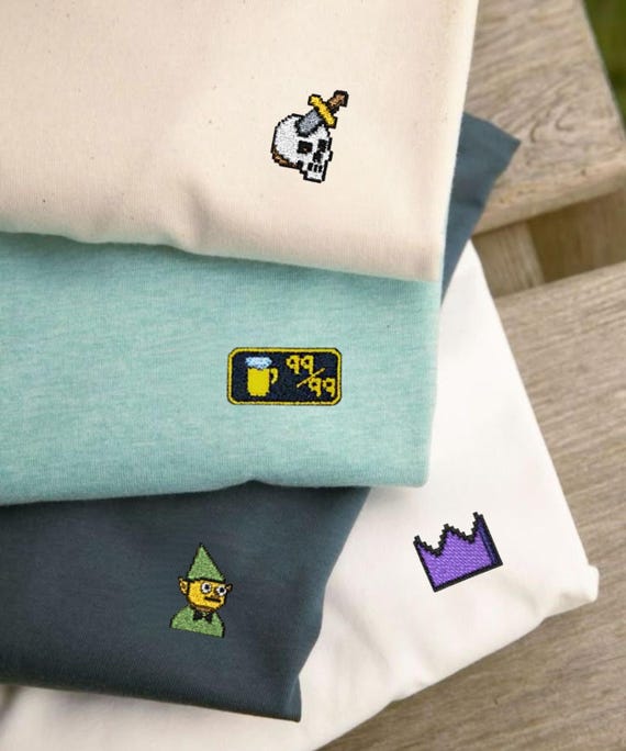 Embroidered OSRS Sweatshirt, RuneScape Hoodie, Old School RuneScape Gifts, Runescape Birthday Shirt