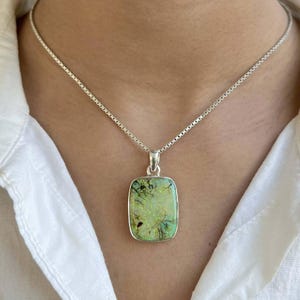 Monarch Opal Pendant / 925 Sterling Silver Pendant / Healing Gemstone / Monarch Opal Jewelry / Octagon Cab / Statement Monarch Opal Pendant