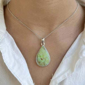 Monarch Opal Pendant / 925 Sterling Silver Pendant / Healing Gemstone / Monarch Opal Jewelry / Pear Cab / Statement Monarch Opal Pendants
