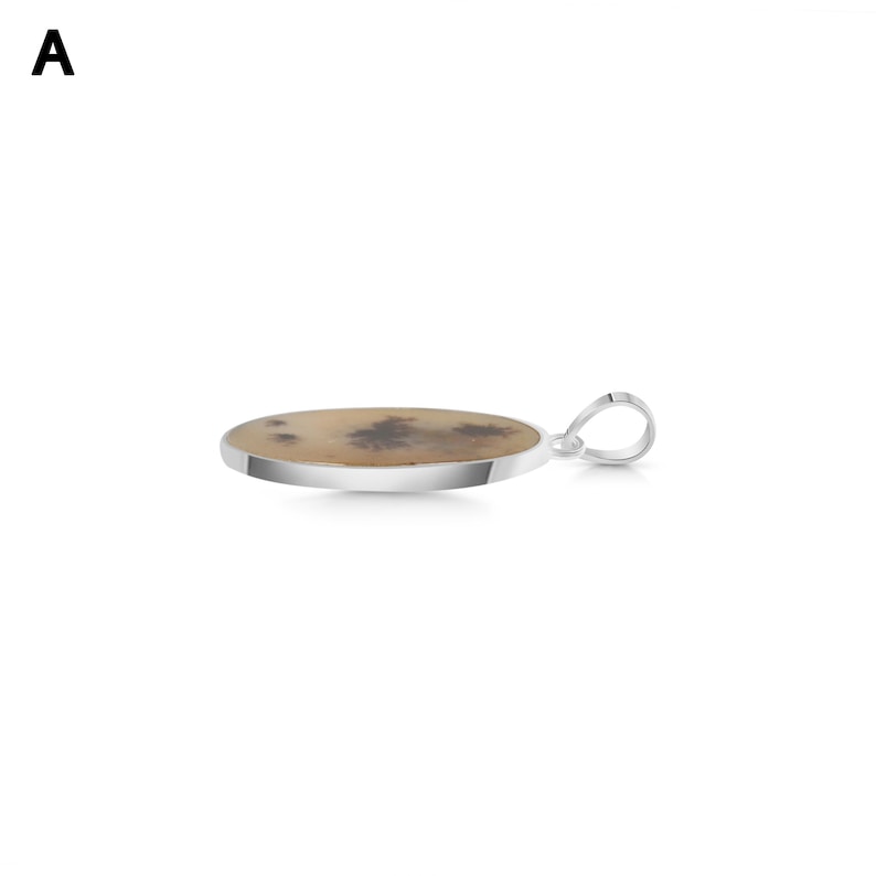 Scenic Agate Pendant / 925 Sterling Silver / Healing Gemstone / Scenic Agate Jewelry / Gift For Her / Statement Pendant image 5
