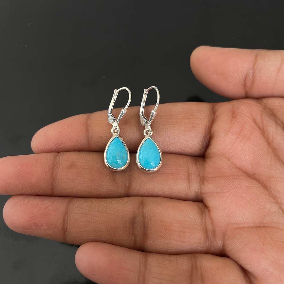 Orecchini A Farfalla In Argento 925 Con Turchese – Filigrana Fatta A Mano, Gioiello Regalo Per Donna - 4