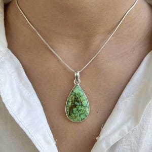 Monarch Opal Pendant / 925 Sterling Silver Pendant / Healing Gemstone / Monarch Opal Jewelry / Pear Cab / Statement Monarch Opal Pendants