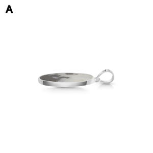 Colgante de ágata paisajística / Plata de ley 925 / Piedra preciosa curativa / Joya de ágata paisajística / Regalos para ella / Colgante llamativo imagen 5