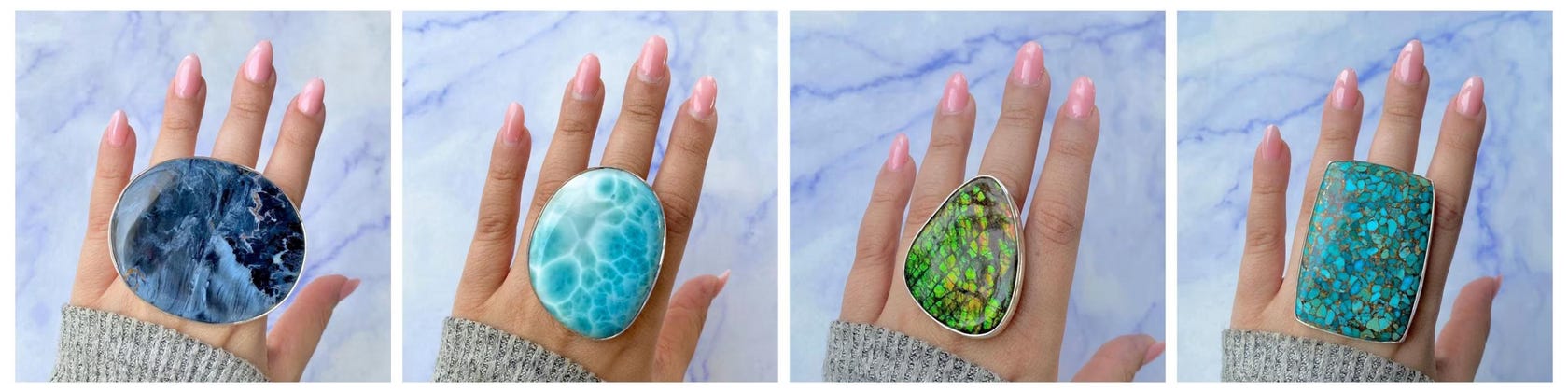 GemstoneSilverJewel1 - Etsy 日本