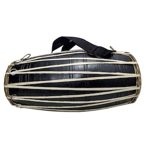 Nepali Madal Drum: Folk Musical Instrument with Bag