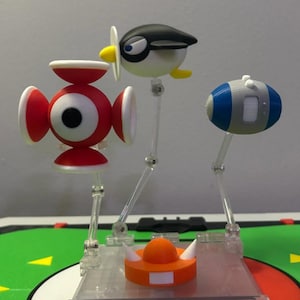 Paquete de 4 enemigos de Megaman: Pepe, Suzy, Bombombomb y Gabyoall.